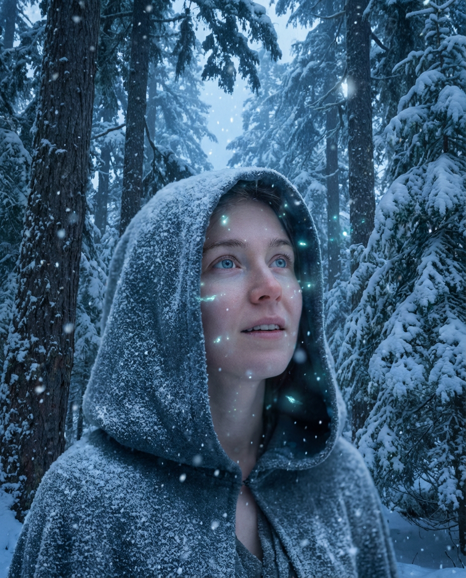 Enchanted Snow Forest